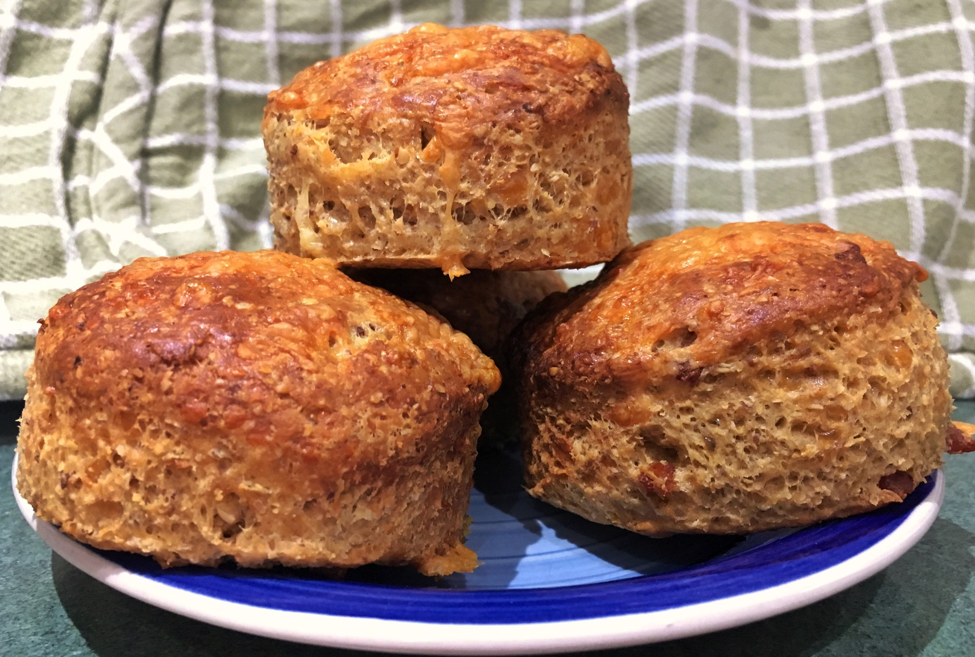 cheese and bacon scones content media