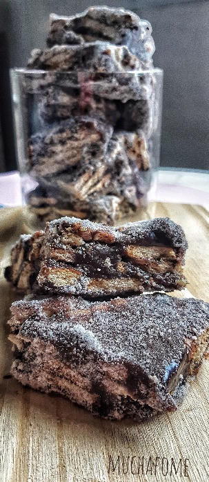 Palha Italiana de chocolate