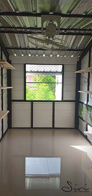 งานติดตั้งมุ้งลวดกันเล็บหมาแมว ห้องน้องแมว บ้านคุณอุไรวรรณ อุดมสุข- 42 บางนาตราด