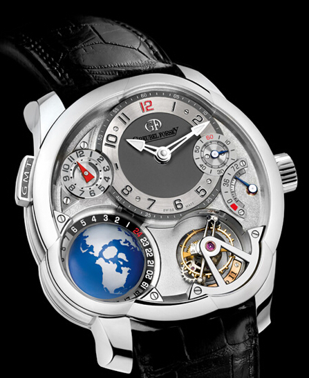 Greubel Forsey Double Tourbillon 30° watch GMT White Gold Online content media