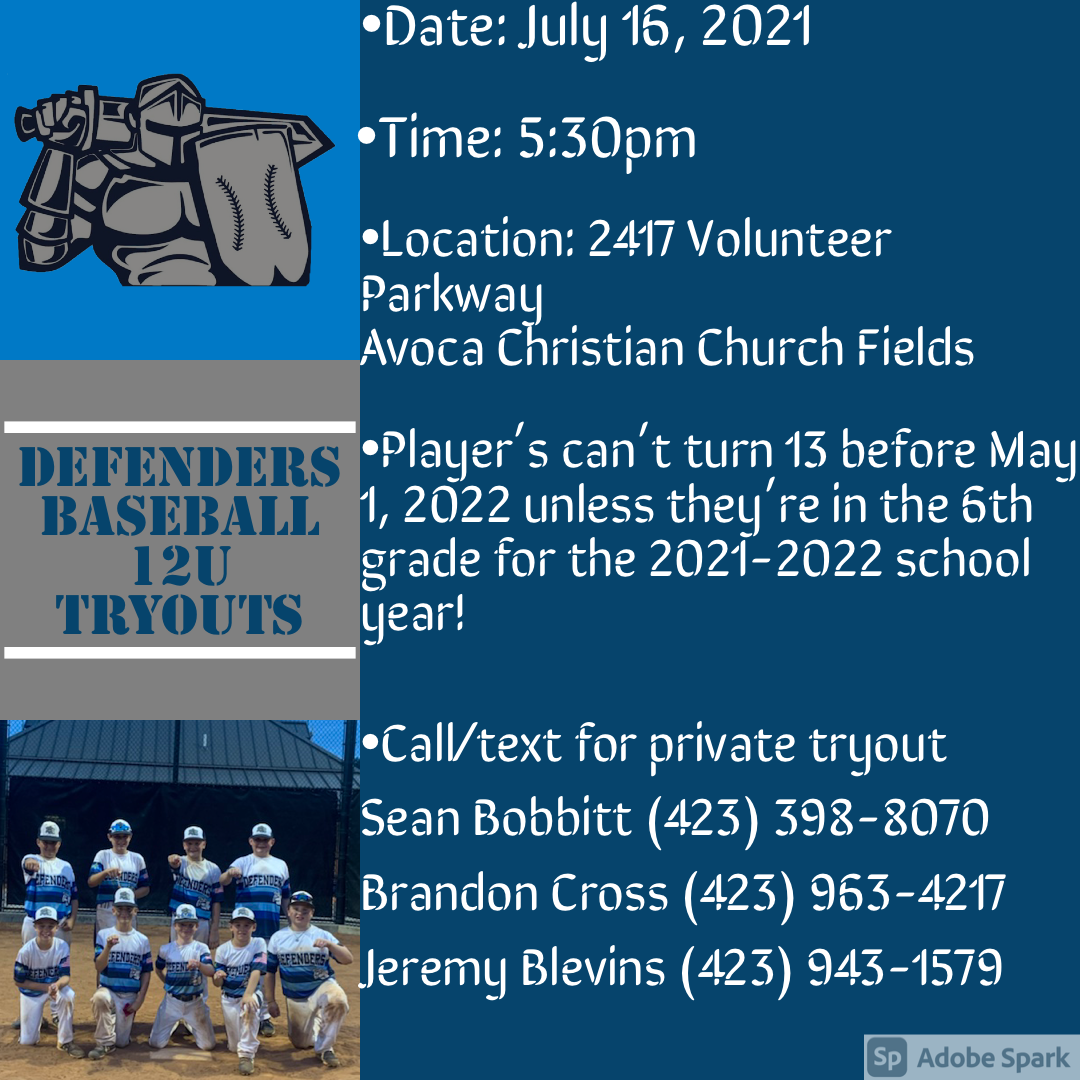 Defenders 12U Tryout content media