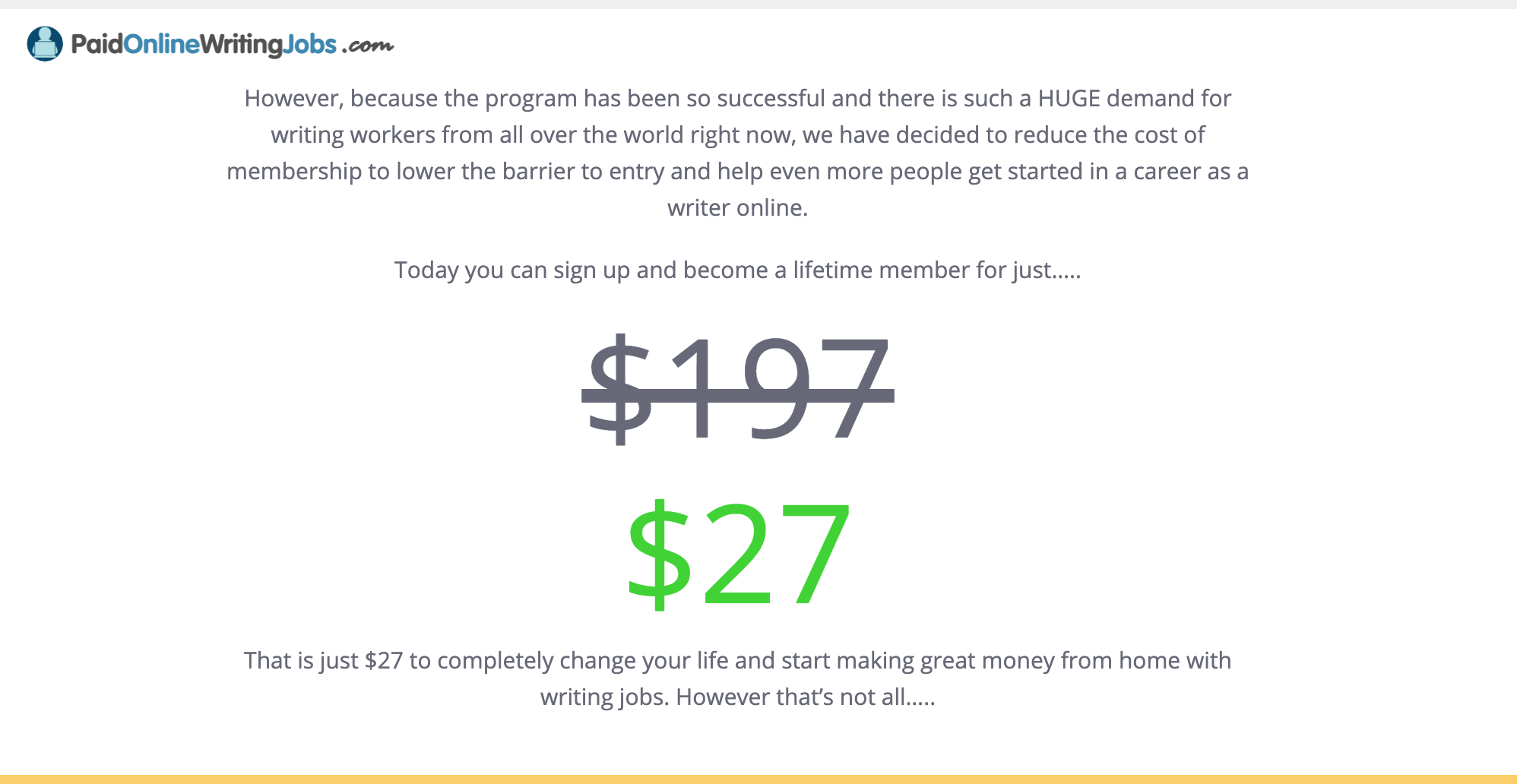 YouGetPaidtoWrite.com...Beware! content media