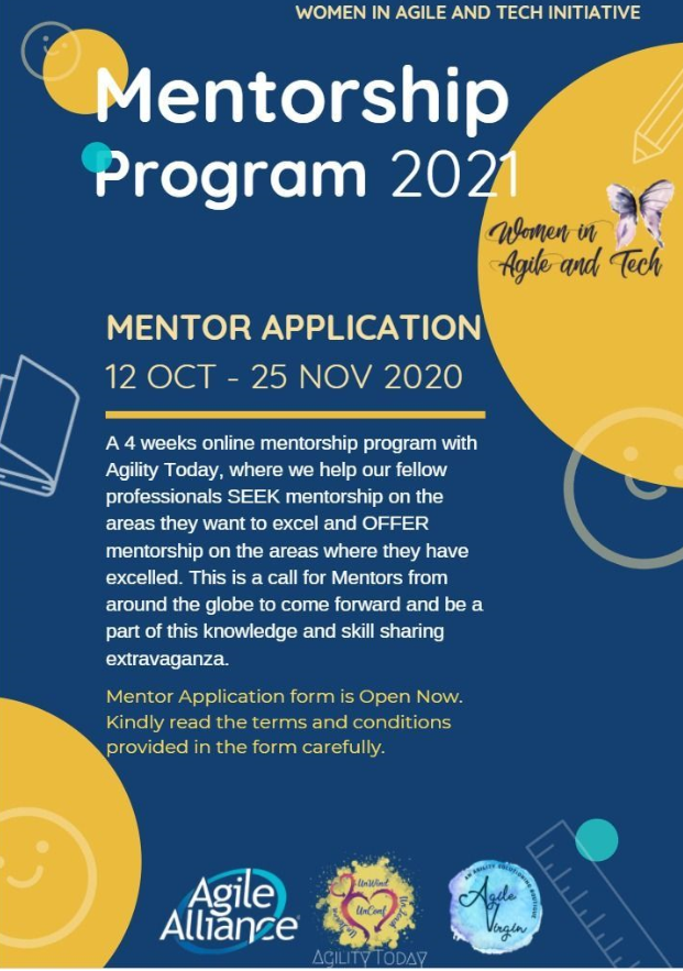 Do you want to Mentor Women in Agile and Tech? content media