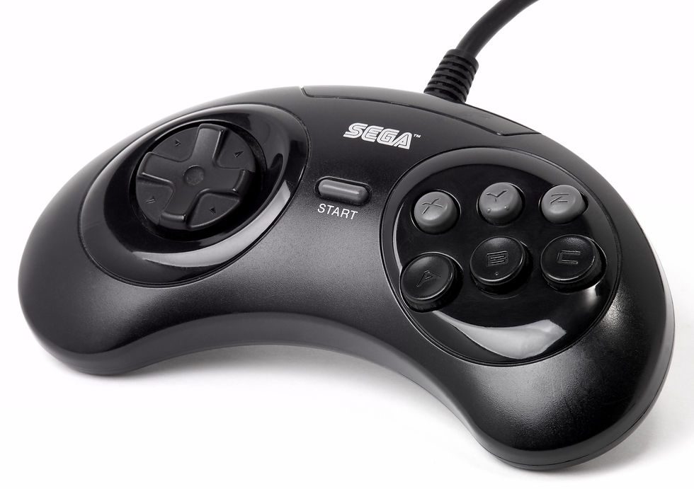 Six button SEGA Megadrive gamepad