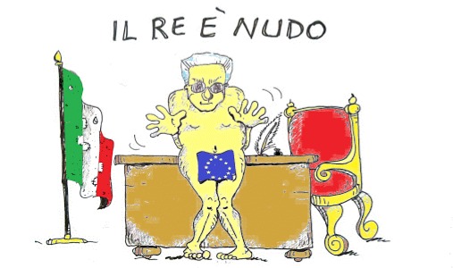 Il Re è nudo ed ora lo vedono tutti...