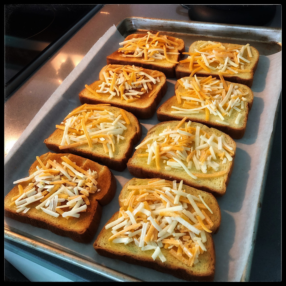 Brioche and cheese