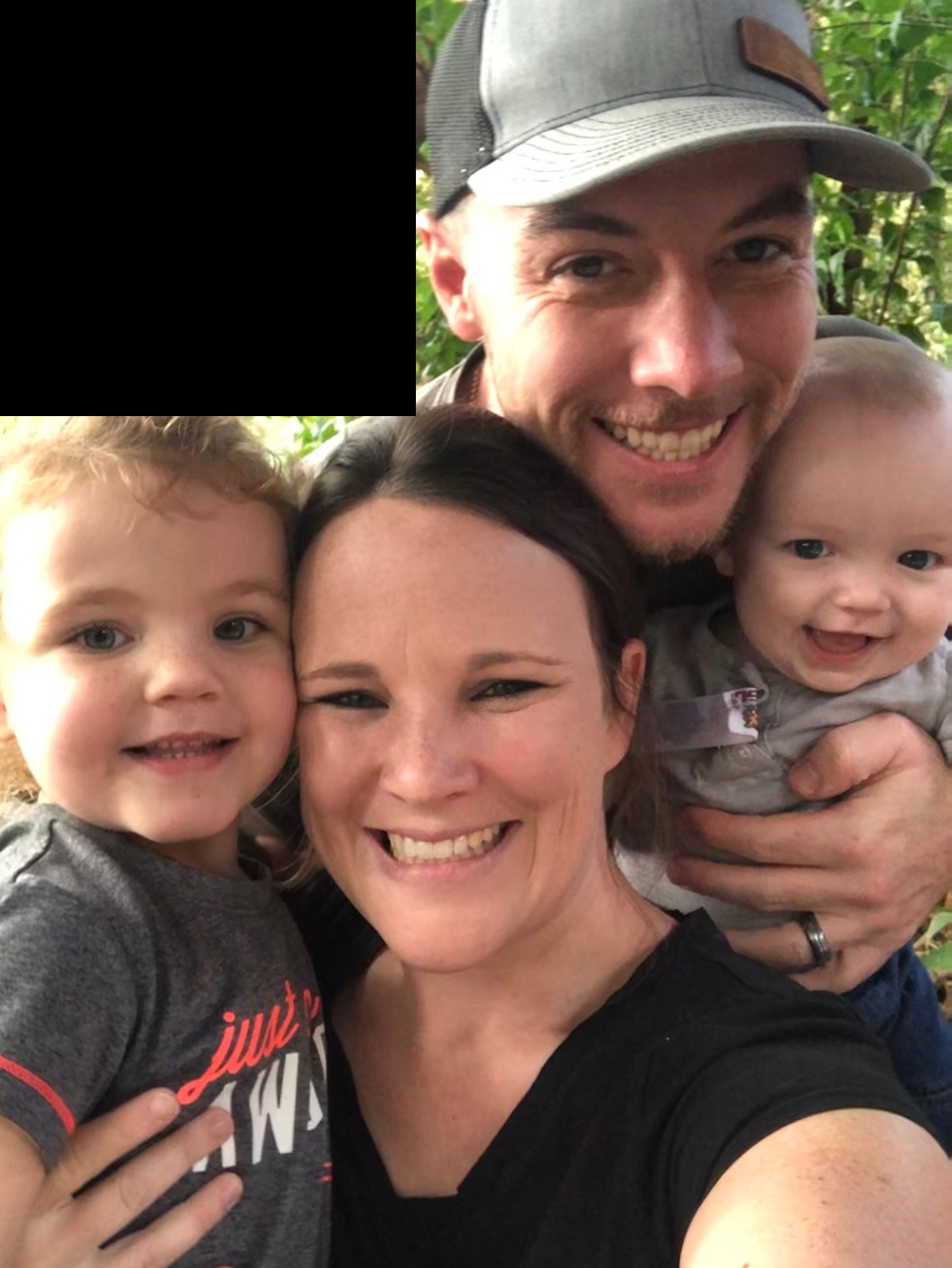 Home as a family of four content media
