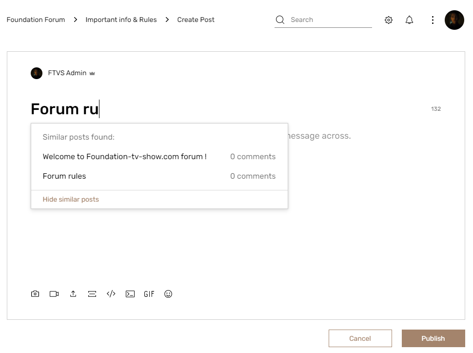 Forum Rules and Guidelines content media