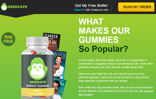 Green Ape Serenity Gummies: Best Results, Works content media