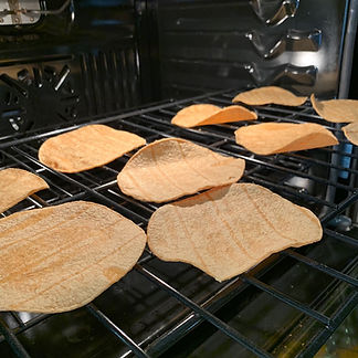 Tostadas boomerang