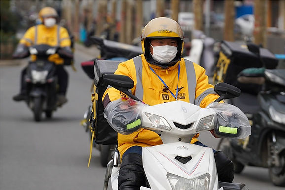 บริการส่งอาหารในจีน กำลังขายดีในช่วงวิกฤตไวรัส