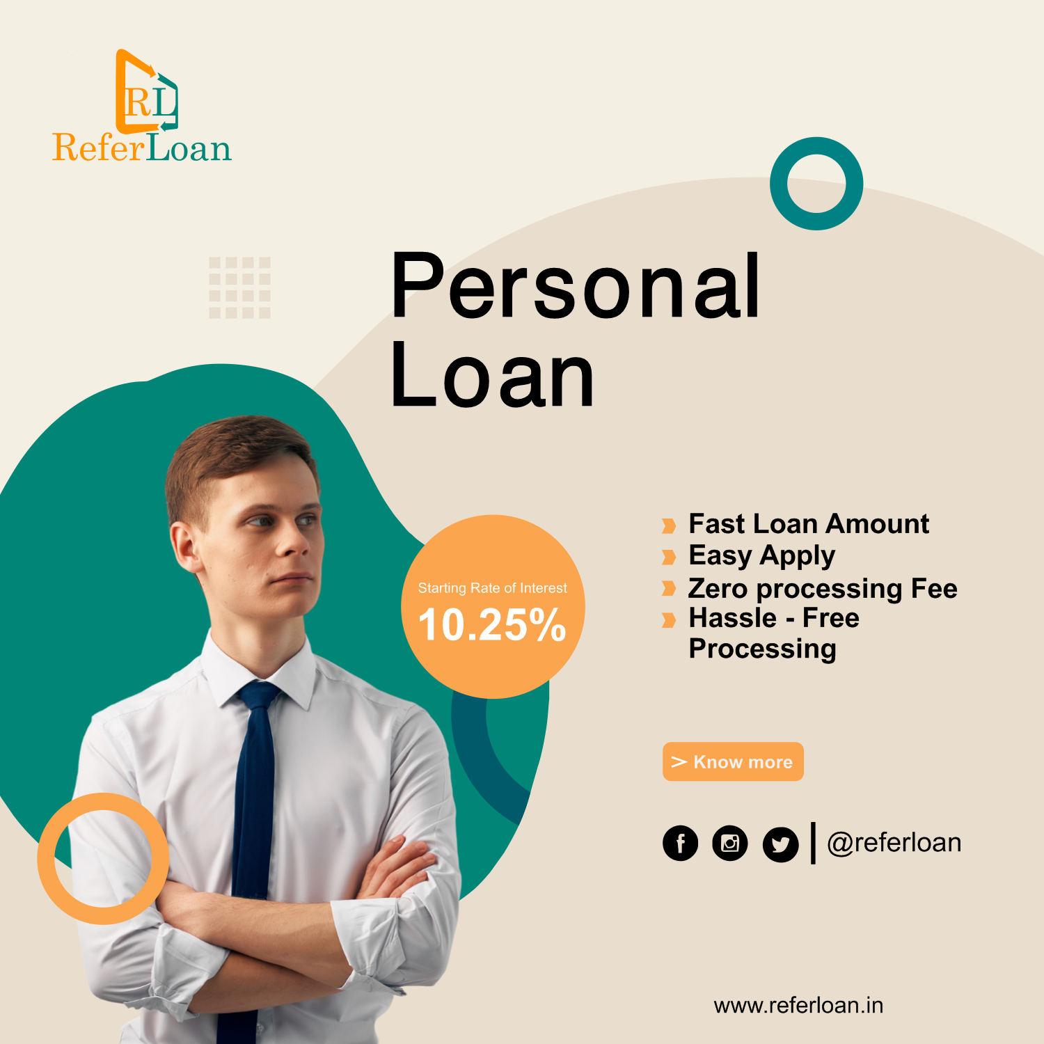 Get Instant Personal Loan Anytime Anywhere with Referloan content media