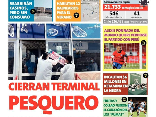 TITULARES DE LOS PRINCIPALES DIARIOS DE LA REGIÓN