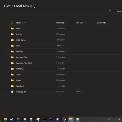 This is how Windows 10X's new file explorer will look like this
