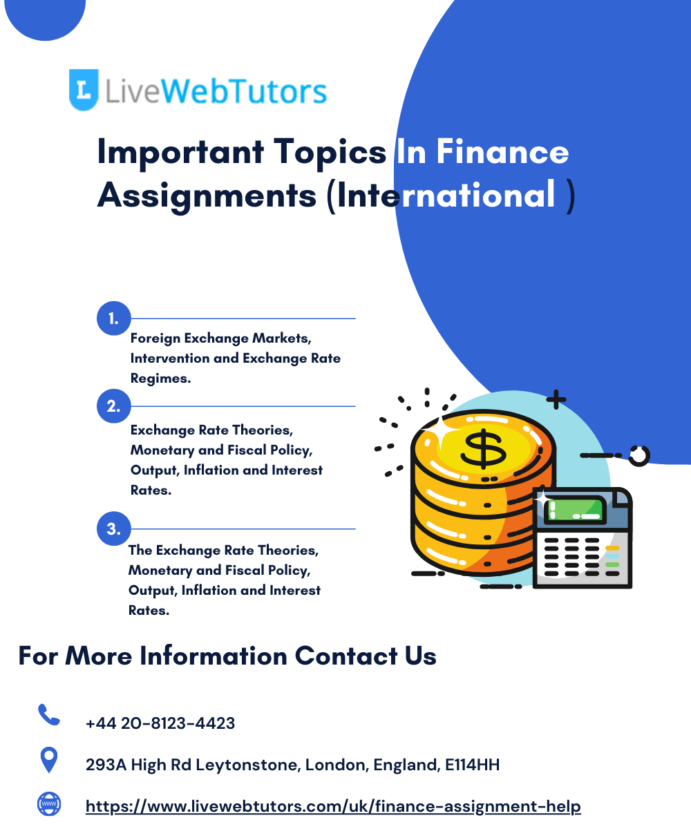 Important Topics In Finance Assignments (International )
content media