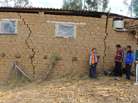 Áncash: hay 6 familias damnificadas por activación de falla geológica en Yauya
