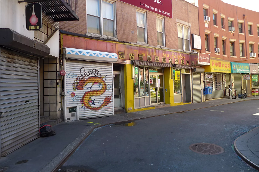 An empty Chinatown during the coronavirus pandemic