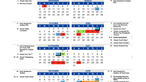 2019-2020 Approved School Calendar