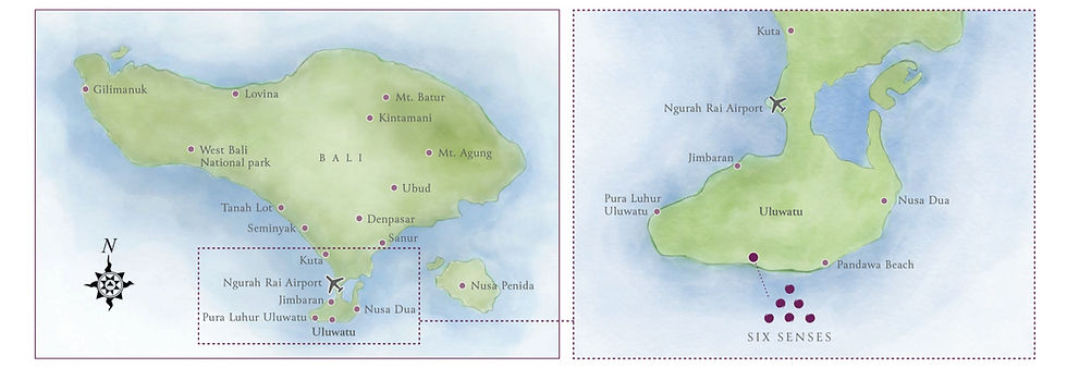 Six Senses Uluwatu Bali Map How to get to Six Senses Uluwatu Bali