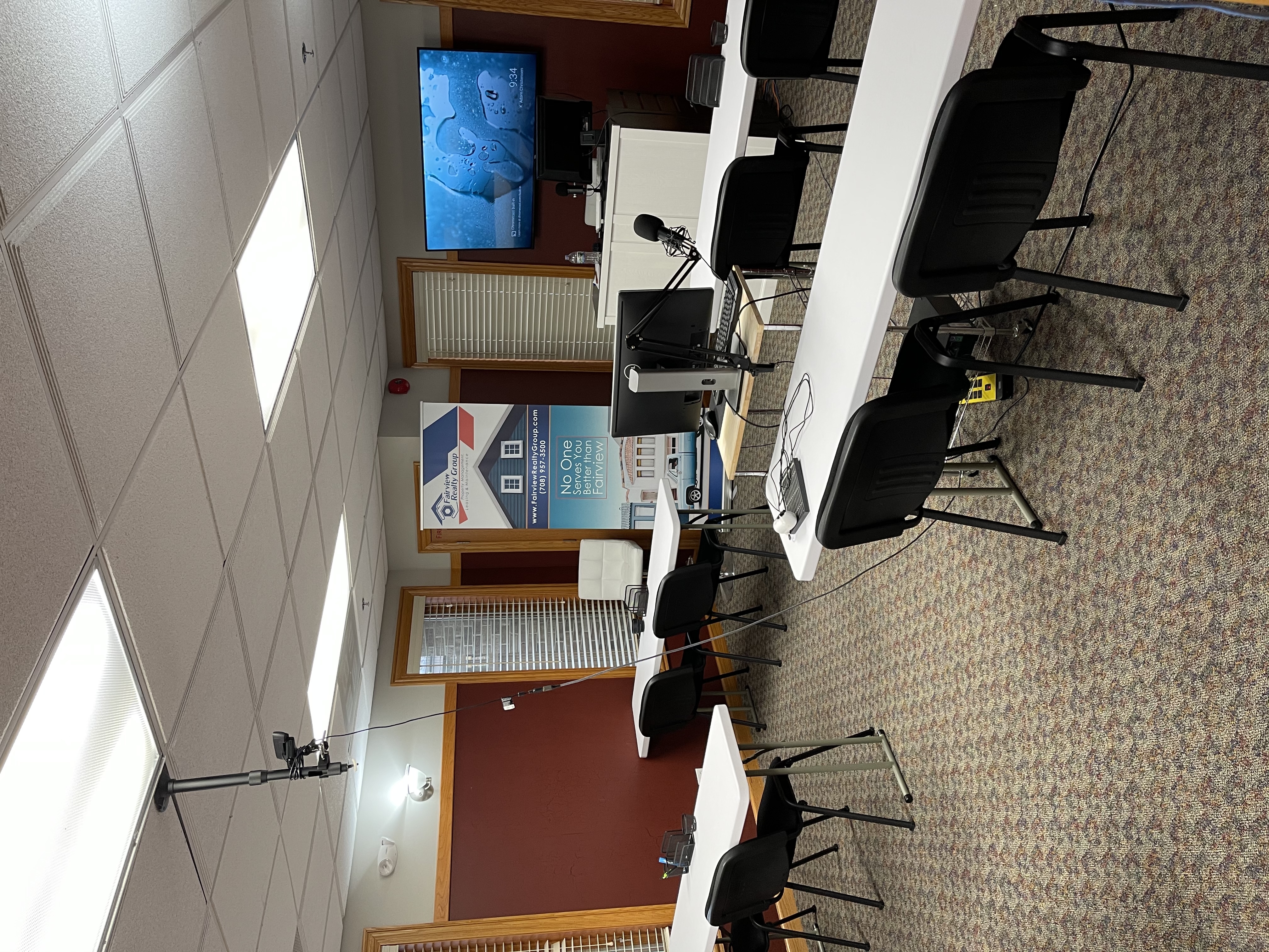 Conference room available content media