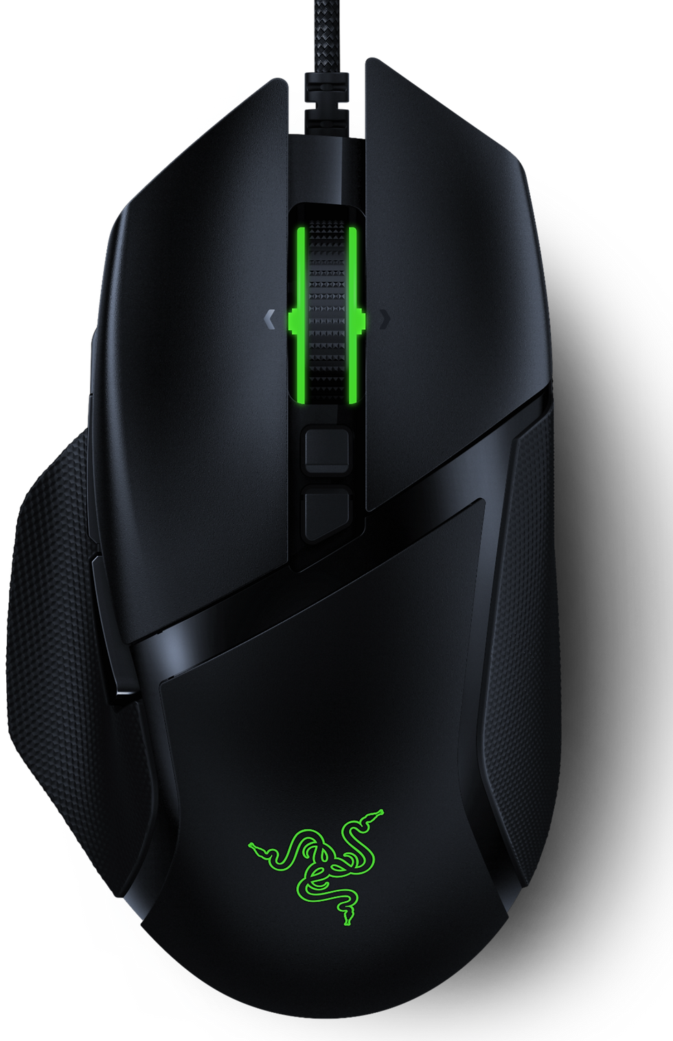 A photo of Razer´s Basilisk V2 gaming mouse on a white background.
