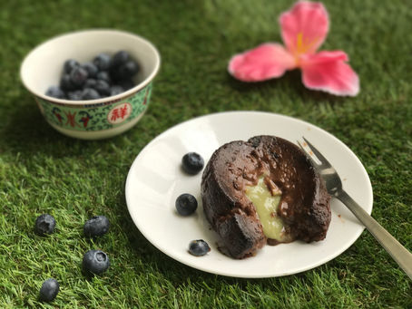 Molten Chocolate Matcha Lava Cake