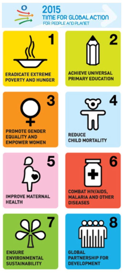 UN Millenium Development Goals 2000-2015
