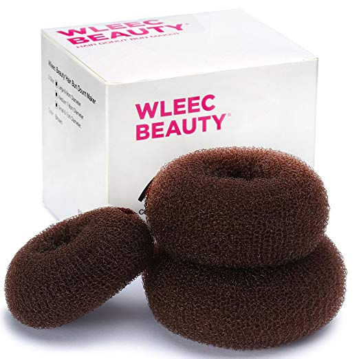 Three Pieces Hair Donut Bun Maker by Wleec Beauty