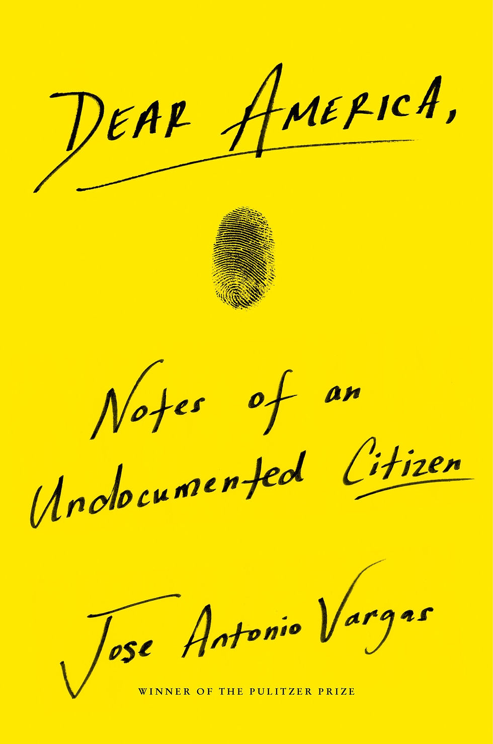 Dear America, Notes of an Undocumented Citizen by Jose Antonio Vargas thebookslut