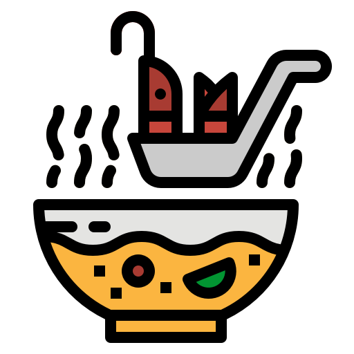 5859228 - bowl food middle soup spoon
