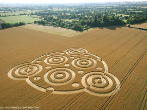 Message Crop circle en Angleterre - Août 2018