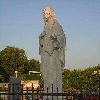 Con María Reina de la Paz en Medjugorje