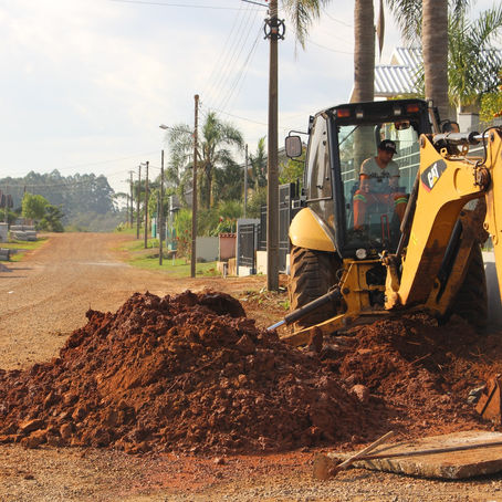 Município inicia mais uma obra de pavimentação