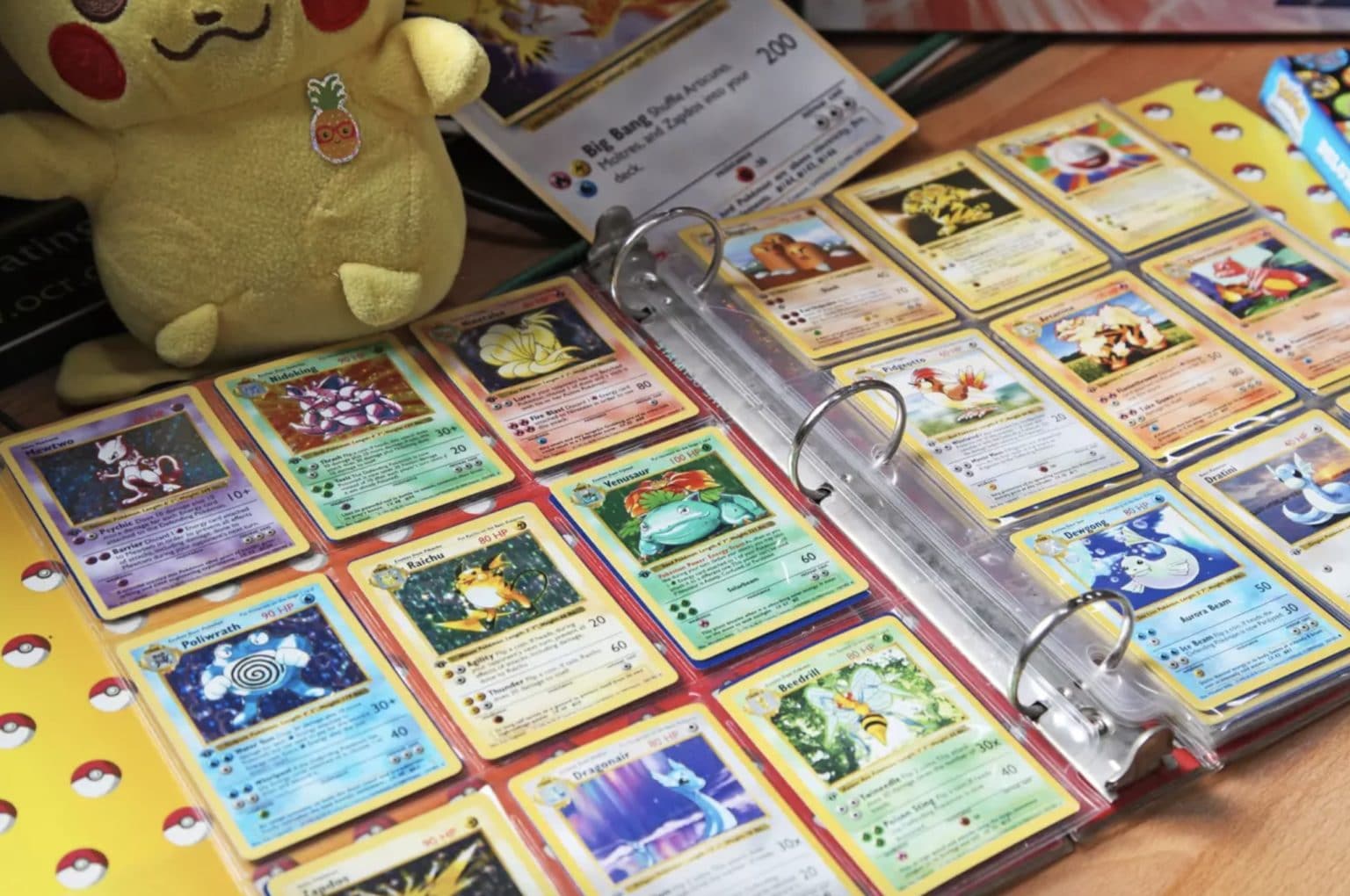 Trading Pokemon cards! content media