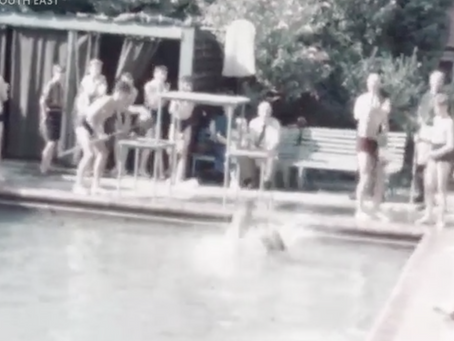 1949: Short film of Swimming Gala at Sharrow School Haywards Heath