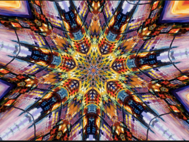 Kaleidoscope; a constantly changing pattern or sequence of elements.