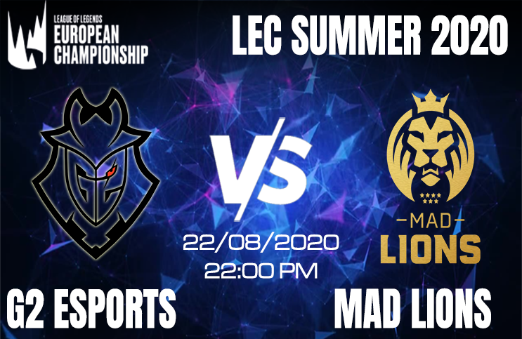 Đánh giá Liên Minh Huyền Thoai | màn chơi thời điểm hiện nay G2 thể thao điện tử - ESPORTS vs Excel thể thao điện tử - ESPORTS khi 22h ngày 22/8 tại mùa mùa Hè LEC Playoff 2020.
