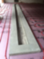 Hydronic heating pipes ready for a concrete slab pour