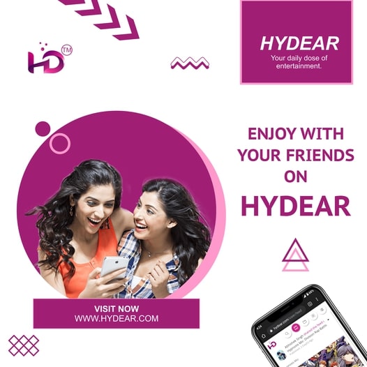Enjoy with Your friends on Hydear content media