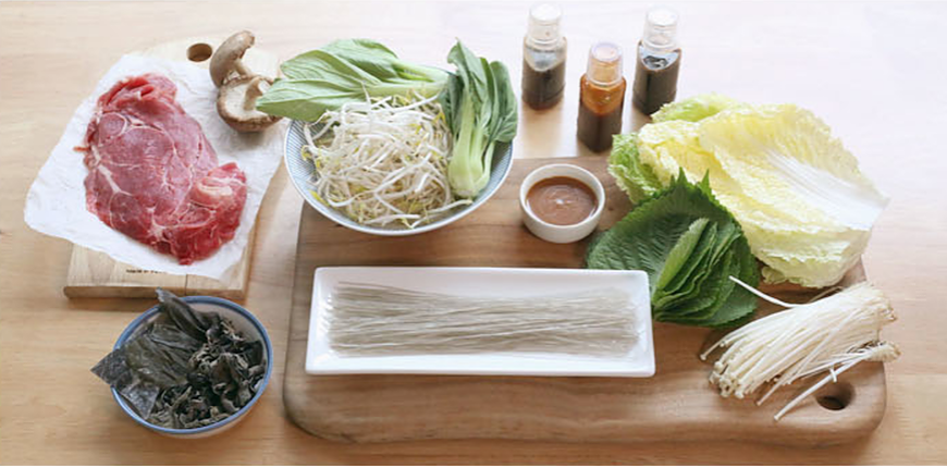 Blue apron recipe kit in Korea