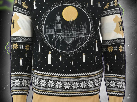 (Fast Shipping) Harry potter hogwarts castle christmas jumper and ugly sweater