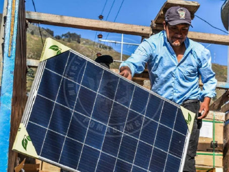 Comunidades campesinas de Pomabamba contarán con paneles solares

