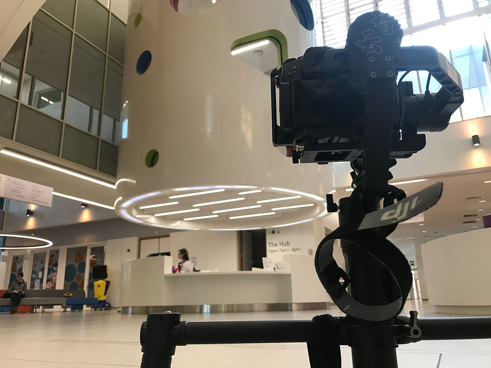 Filming for Sheffield Children's Hospital!