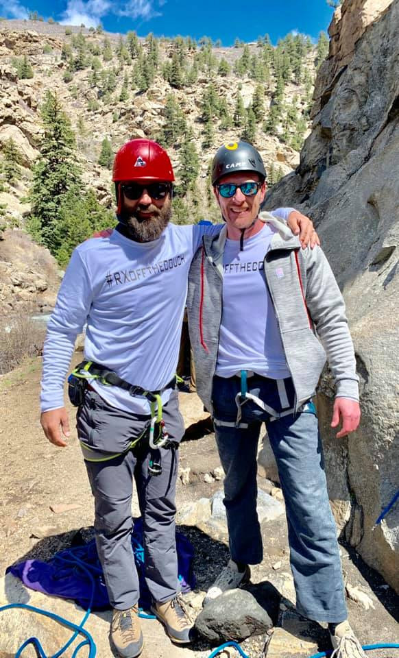 Derek Daley teaching wilderness therapy in Denver Colorado
