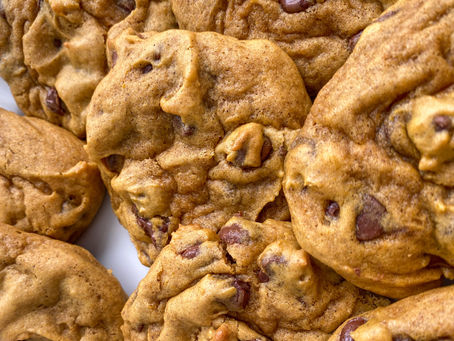 Softest Pumpkin Chocolate Chip Cookies