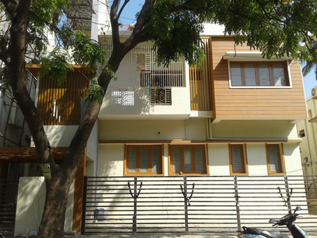Twin Stacked Residence in Mandaveli