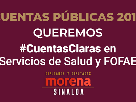 Reprueba Congreso cuentas públicas 2018 de los Servicios de Salud y del FOFAE