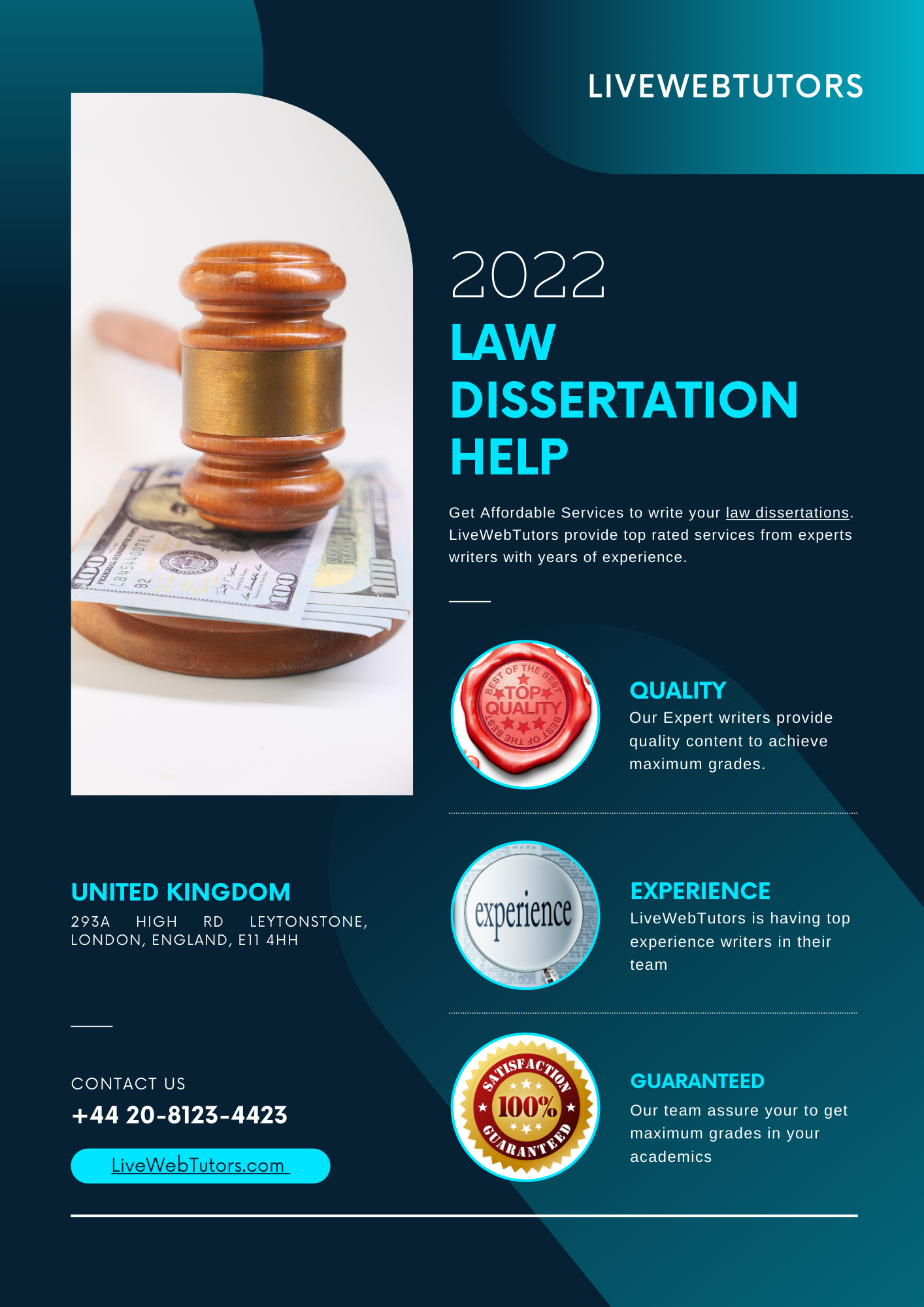 Law Dissertations Help Services From Top Writers : LiveWebTutors content media