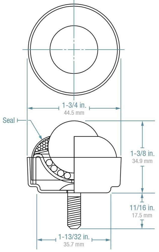 Using Ball Bearing Transfer Casters as Caster Wheels