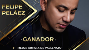 FELIPE PELÁEZ TRIUNFA EN LOS LATINO SHOW MUSIC AWARDS